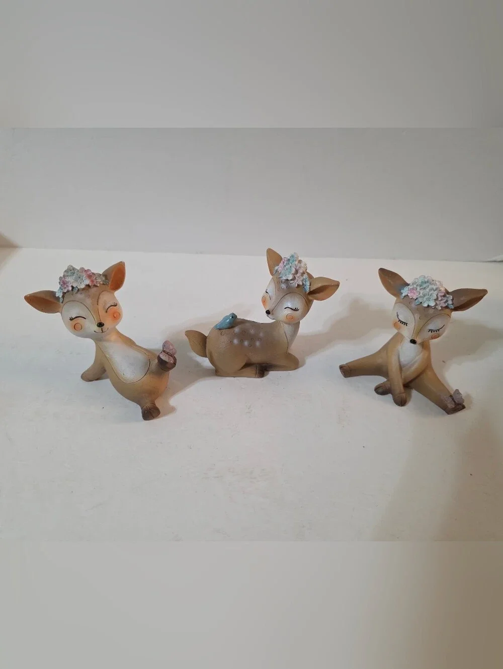 Baby Deer Fawn Set Of Cake Tp Figurines Baby Shower Reveal Parties
